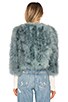 view 3 of 4 Feather Bolero in Blue Smoke
