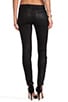 view 3 of 7 Ruched Ankle Skinny in Jet Black