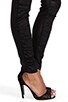 view 7 of 7 Ruched Ankle Skinny in Jet Black