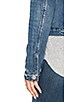 view 5 of 5 Barella Collector's Edition Joey Shearling Crop Jacket in Light Blue Distressed