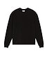 view 1 of 3 Oversized Crewneck Pullover in Black