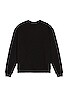view 2 of 3 Oversized Crewneck Pullover in Black