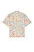 view 1 of 4 Camp Shirt in Blue Tuscan Floral