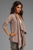 Solid With Marled Mix Starley Cardigan, view 2, click to view large image.