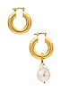 view 2 of 3 BOUCLES D'OREILLES FULL BLOOM in Gold