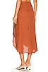 The Terracotta Ancestry Wrap Skirt, view 3 of 4, click to view large image.