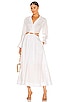 view 1 of 3 Alex Pleated Cut Out Dress in White