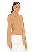 view 2 of 4 Amaris Wrap Sweater in Camel
