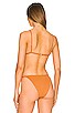 view 3 of 4 Joelle Triangle Bikini Top in Terracotta