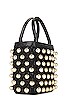 view 4 of 6 Dion Mini Studded Tote in Black