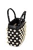 view 5 of 6 Dion Mini Studded Tote in Black
