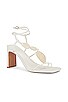 view 2 of 5 Theresa Strappy Square Toe Heel Sandals in Bone