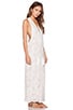 view 2 of 3 Golden Rose Maxi Dress in White