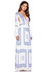 view 2 of 3 Santorini Maxi Dress in Scarf Print