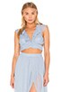 view 2 of 4 x Revolve Prima Crop Top in Blue Lagoon