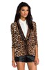 Flowing Leopard Blazer, view 4 of 8, click to view large image.