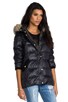 Long Puffer Jacket w/ Faux Fur, view 4 of 6, click to view large image.