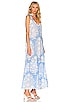 V Neck Palladio Maxi Dress, view 2 of 3, click to view large image.