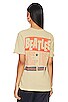 view 4 of 5 the Beatles American Tour Vintage Tee in Camel & Pigment Dye
