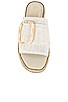 view 4 of 5 Medan Buckled Cotton Espadrille Sandal in Ivory