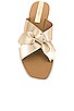 view 4 of 5 Tais Bow Sandal in Gold