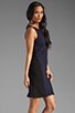 view 3 of 6 Stina Dress in Black & Navy Combo