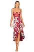 view 4 of 4 Take A Sip Dress in Burgundy Floral