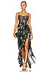 view 1 of 3 SENORITA ドレス in Black &Teal Snake
