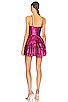 view 3 of 4 Elise Dress in Electric Pink & Mauve
