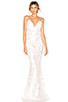 view 1 of 5 X NOEL AND JEAN The Lady Gown in Ivory & Nude