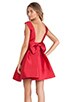 view 1 of 5 Backless Bow Mini Dress in Red