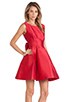 view 3 of 5 Backless Bow Mini Dress in Red