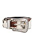view 3 of 3 Princesa Pony Belt in Cow Print
