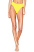 view 1 of 4 x REVOLVE Cutout High Rise Bikini Bottom in Blazing Yellow