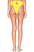 view 3 of 4 x REVOLVE Cutout High Rise Bikini Bottom in Blazing Yellow