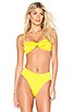 view 1 of 4 x REVOLVE Knot Front Bikini Top in Blazing Yellow