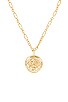 Dira Coin Pendant Necklace, view 2 of 2, click to view large image.