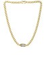 view 1 of 2 Elisa Chain Necklace in Gold & Iridescent