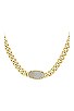 view 2 of 2 Elisa Chain Necklace in Gold & Iridescent