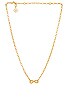 view 1 of 2 Annie Infinity Pendant Necklace in Gold