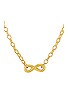 view 2 of 2 Annie Infinity Pendant Necklace in Gold