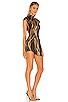 view 2 of 3 Abstract Print Dress in Black