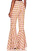 view 3 of 5 Flare Goldi Tweed Pant in Pink
