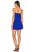 view 3 of 4 Smocked Strapless Mini Dress in Azurite
