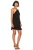 Asymmetrical Ruffle Halter Dress, view 2 of 3, click to view large image.