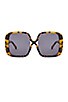 view 1 of 3 Marques in Crazy Tortoise & Gold