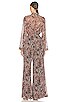 view 3 of 3 Echo Jumpsuit in Brown Multi Neutral Paisley
