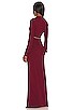 view 3 of 4 THEA 원피스 in Black Cherry