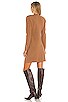 view 3 of 3 Breanna V Neck Mini Dress in Dark Camel