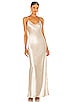 Serita Maxi V-Neck Bias Dress, view 1, click to view large image.
